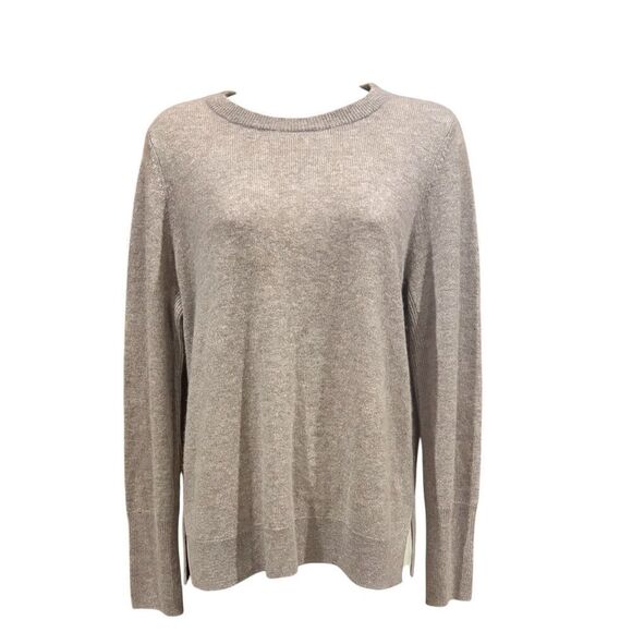 Halogen 100% Cashmere Sweater in Taupe NWT Size Large - Picture 1 of 4